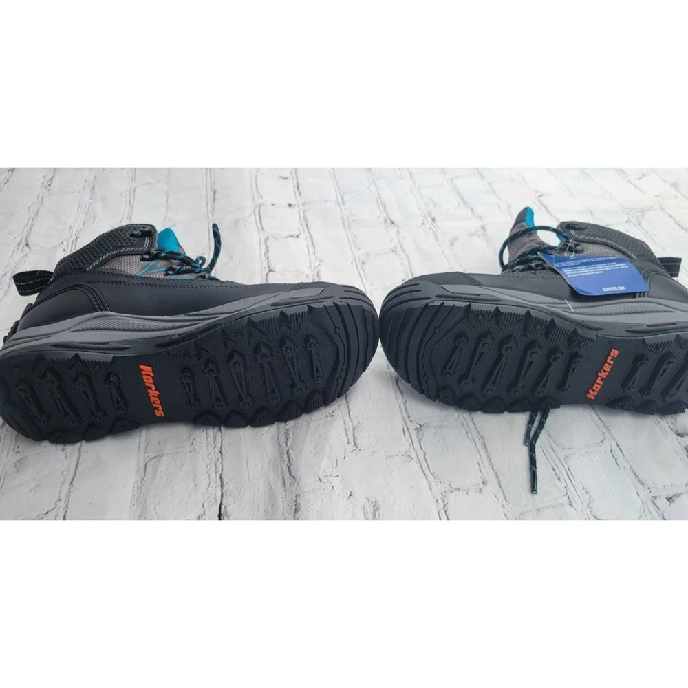 Korkers Polar Vortex 600 Mens Winter Boots Black Grey Blue KOR HT 02 OB NEW